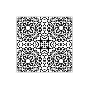 Mandala desensiz çiçek süsü