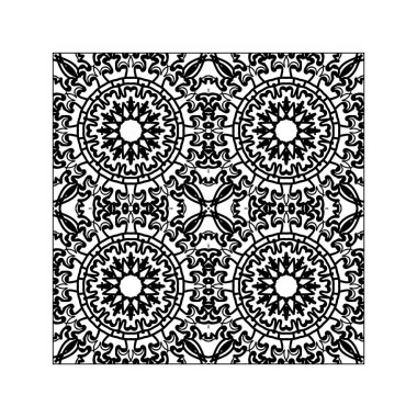 Dikişsiz desen çiçek süsleme