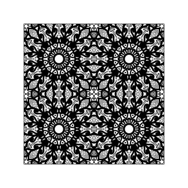 Dikişsiz desen çiçek süsleme