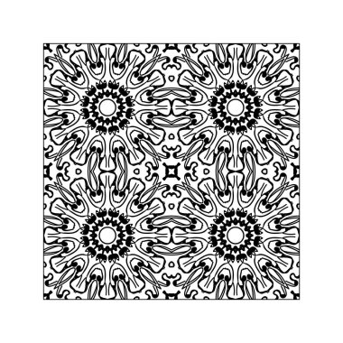 Dikişsiz desen çiçek süsleme