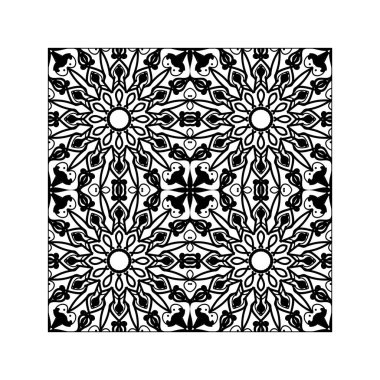 Dikişsiz desen çiçek süsleme