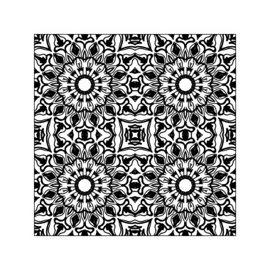 Dikişsiz desen çiçek süsleme