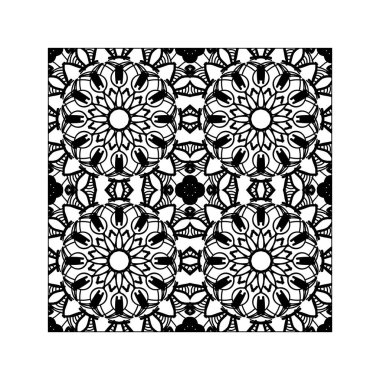 Dikişsiz desen çiçek süsleme