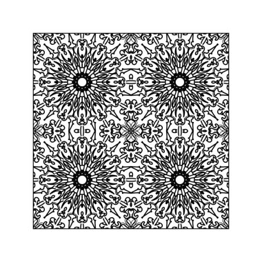 Dikişsiz desen çiçek süsleme