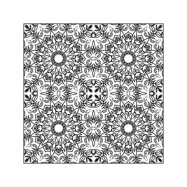 Dikişsiz desen çiçek süsleme