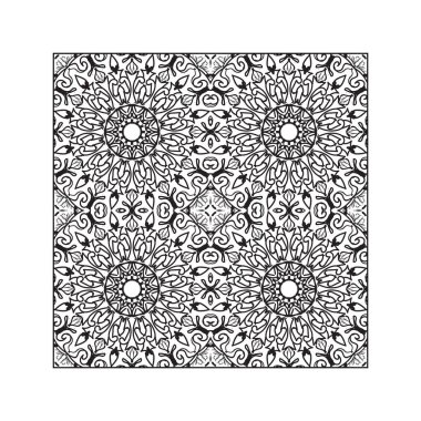 Dikişsiz desen çiçek süsleme