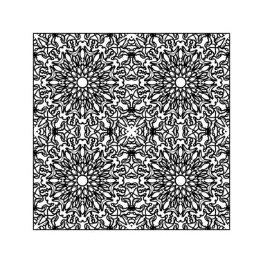 Dikişsiz desen çiçek süsleme