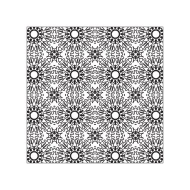 Dikişsiz desen çiçek süsleme