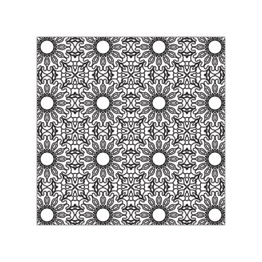 Dikişsiz desen çiçek süsleme