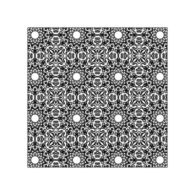 Dikişsiz desen çiçek süsleme