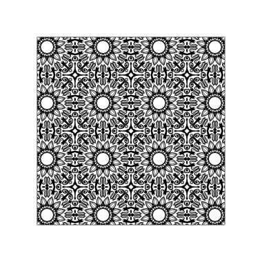 Dikişsiz desen çiçek süsleme