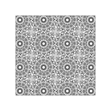 Dikişsiz desen çiçek süsleme