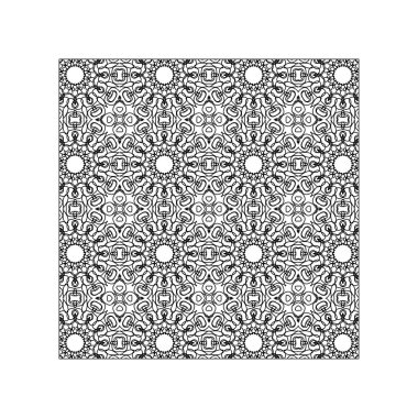 Dikişsiz desen çiçek süsleme