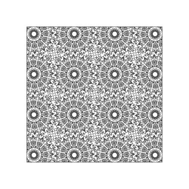 Dikişsiz desen çiçek süsleme