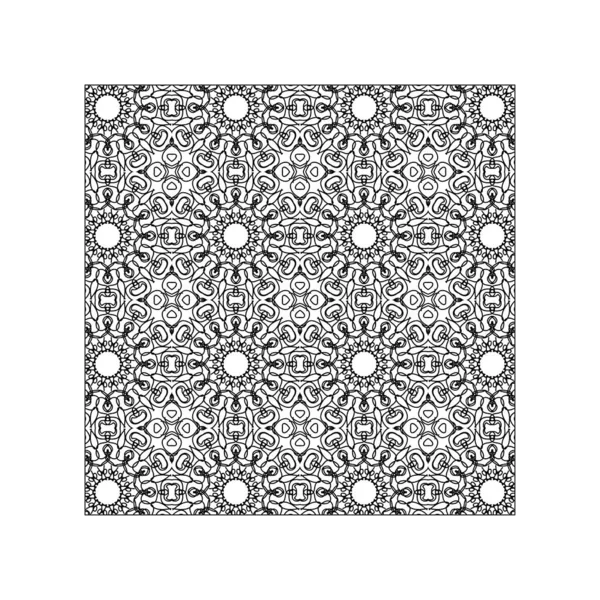 Dikişsiz desen çiçek süsleme