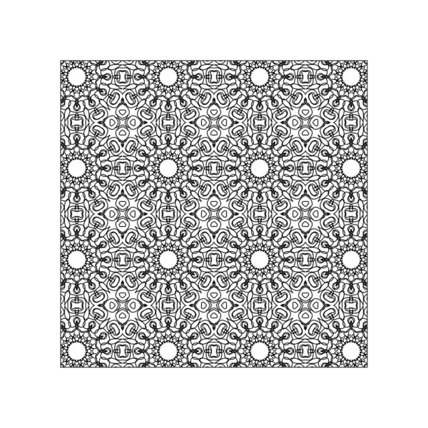 Dikişsiz desen çiçek süsleme