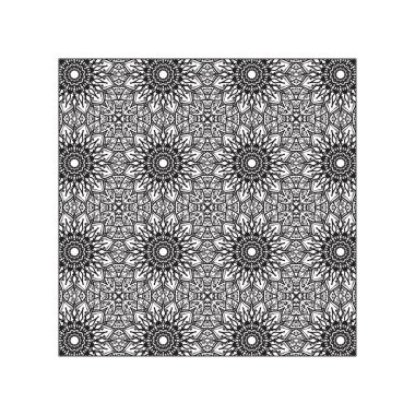 Dikişsiz desen çiçek süsleme