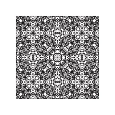 Dikişsiz desen çiçek süsleme