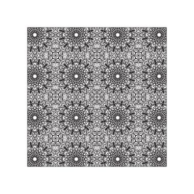 Dikişsiz desen çiçek süsleme