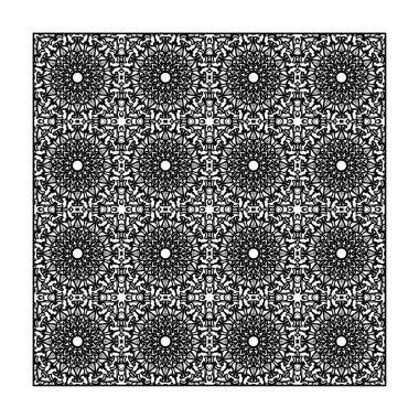 Dikişsiz desen çiçek süsleme