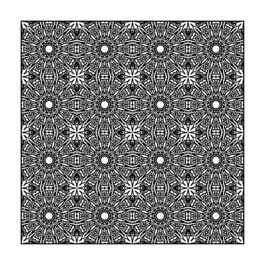 Dikişsiz desen çiçek süsleme