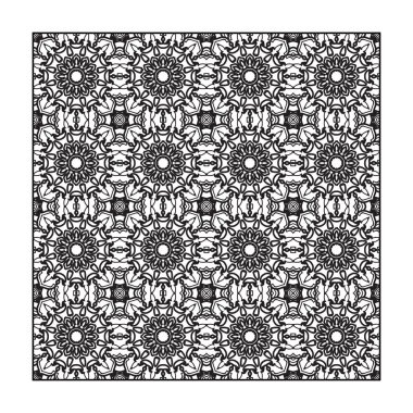 Dikişsiz desen çiçek süsleme