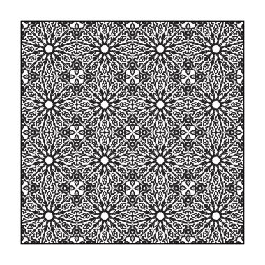 Dikişsiz desen çiçek süsleme