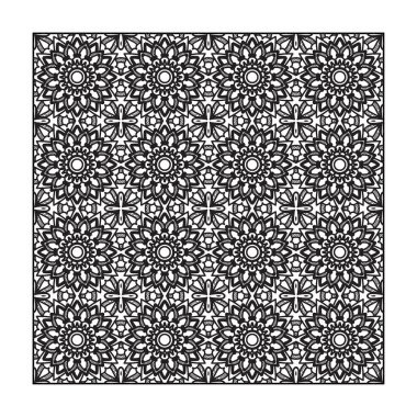 Dikişsiz desen çiçek süsleme