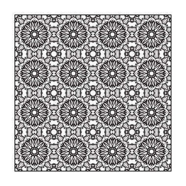 Dikişsiz desen çiçek süsleme