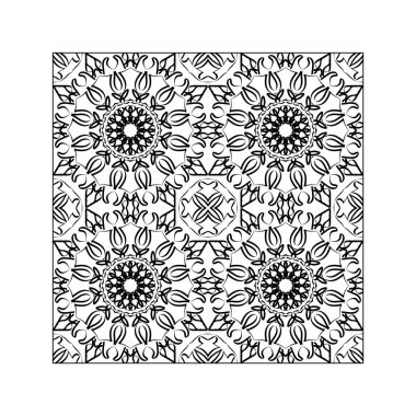 Dikişsiz desen çiçek süsleme