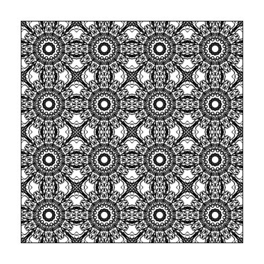 Dikişsiz desen çiçek süsleme