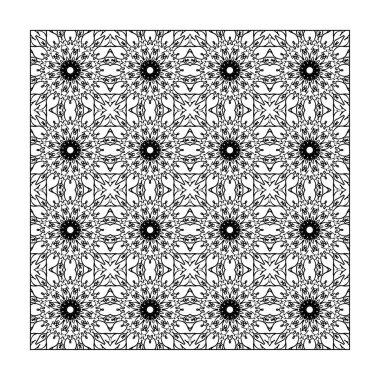 Dikişsiz desen çiçek süsleme