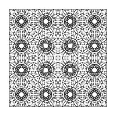 Dikişsiz desen çiçek süsleme