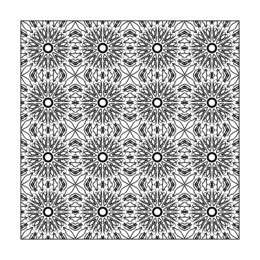 Dikişsiz desen çiçek süsleme