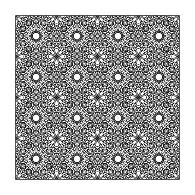 Dikişsiz desen çiçek süsleme