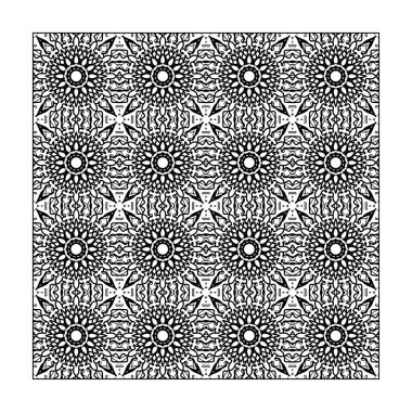 El yapımı mandala. Etnik doğulu karalama süsü dekorasyonu.