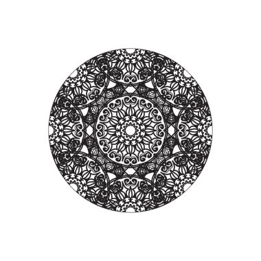 Dekoratif konsept soyut mandala çizimi