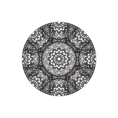 Dekoratif konsept soyut mandala çizimi