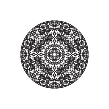 Dekoratif konsept soyut mandala çizimi