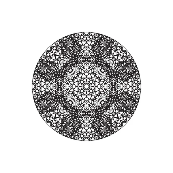 Dekoratif konsept soyut mandala çizimi