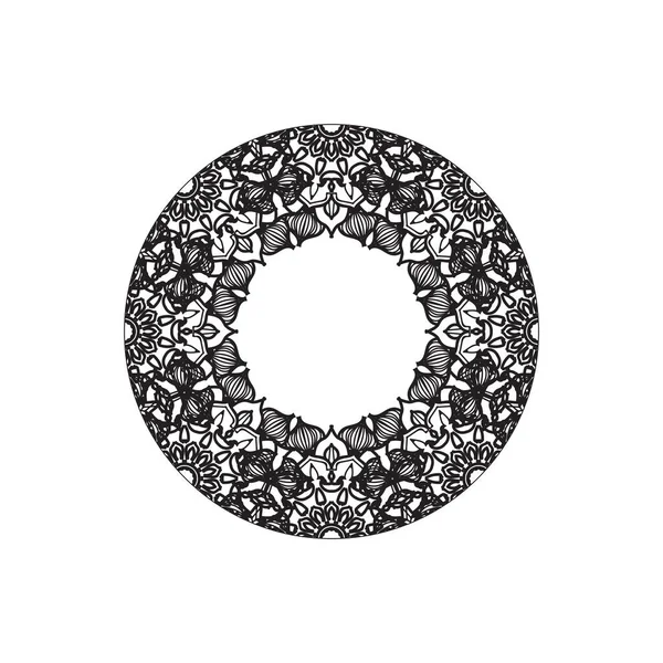 Dekoratif konsept soyut mandala çizimi