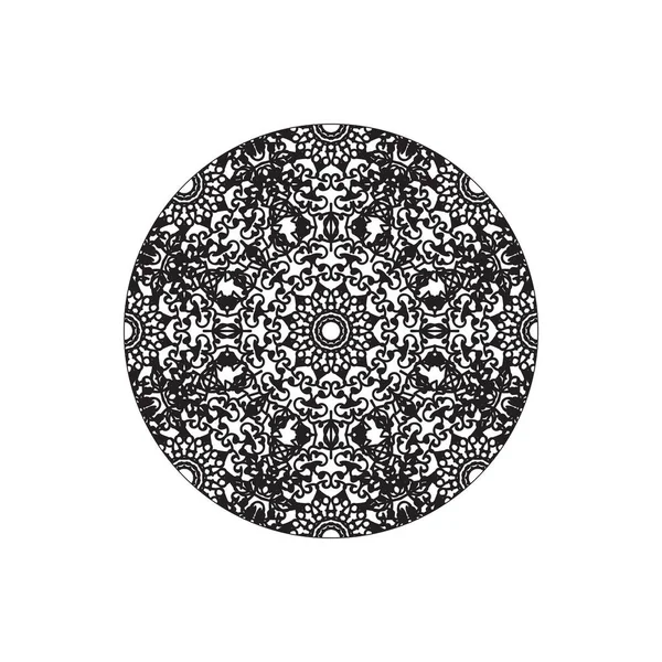 Concept Décoratif Abstrait Mandala Illustration — Image vectorielle