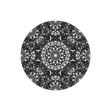 Dekoratif konsept soyut mandala çizimi