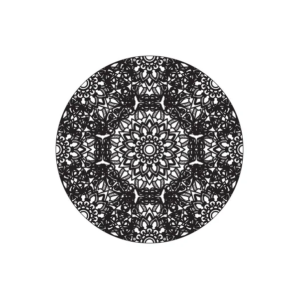 Conceito Decorativo Abstrato Mandala Ilustração — Vetor de Stock