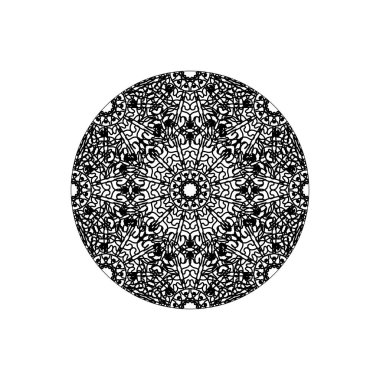 Dekoratif konsept soyut mandala çizimi