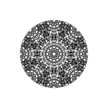 Dekoratif konsept soyut mandala çizimi