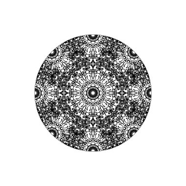 Dekoratif konsept soyut mandala çizimi