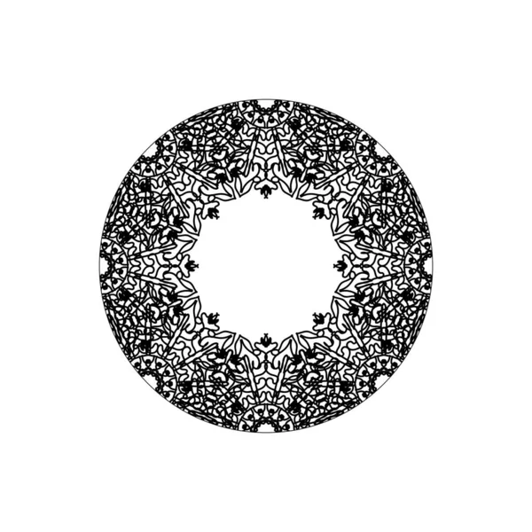 Concept Décoratif Abstrait Mandala Illustration — Image vectorielle