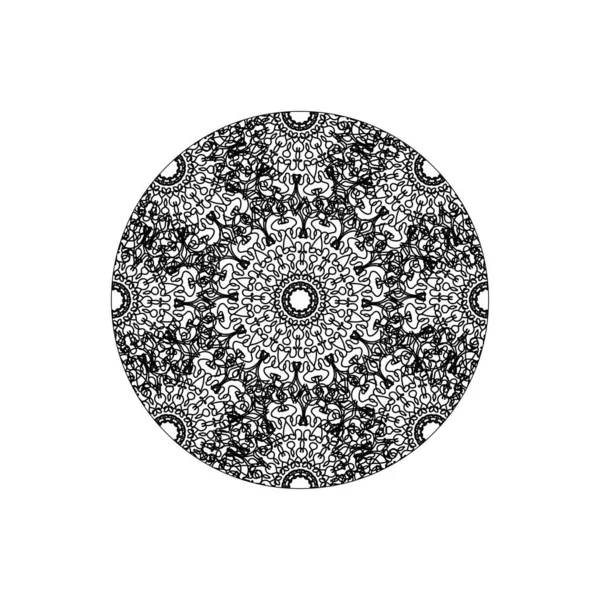 Dekoratif konsept soyut mandala çizimi