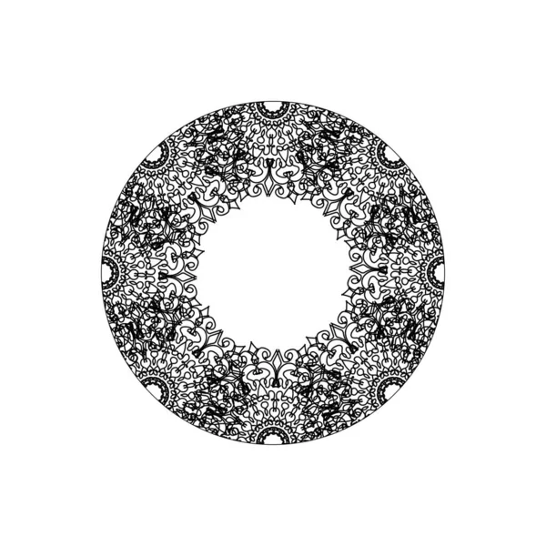 Dekoratif konsept soyut mandala çizimi